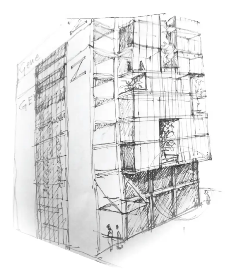 croquis architecte